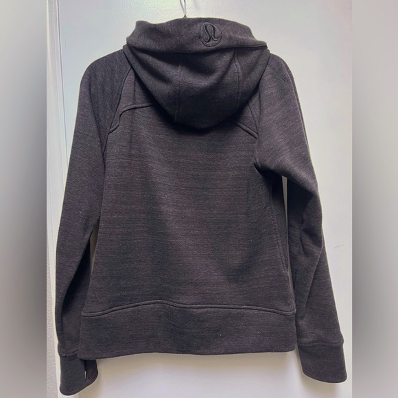 Lululemon lined sweatshirt size 10 gray - Picture 2 of 3
